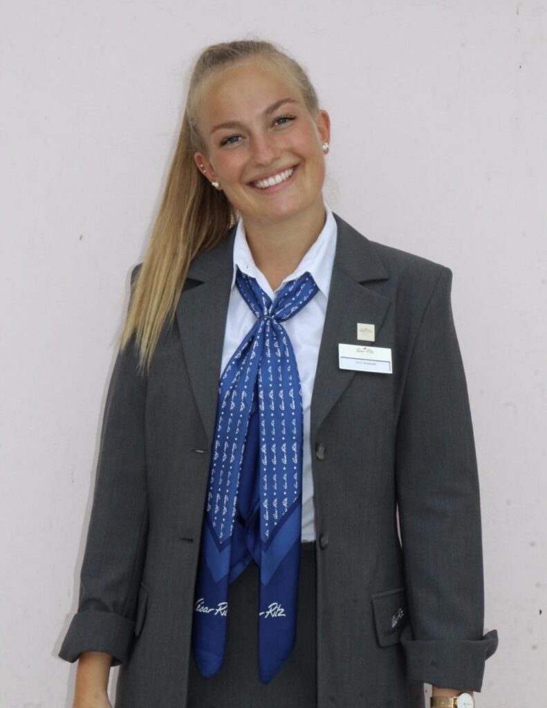 Plans to open her own hotel after studying at César Ritz Colleges. Interview with a Danish student 5