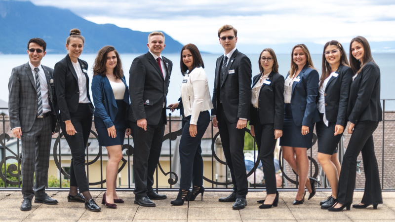 Stuidents, Hotel Institute Montreux’ Student Ambassadors Forum.