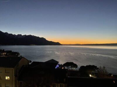 First evening in Montreux.